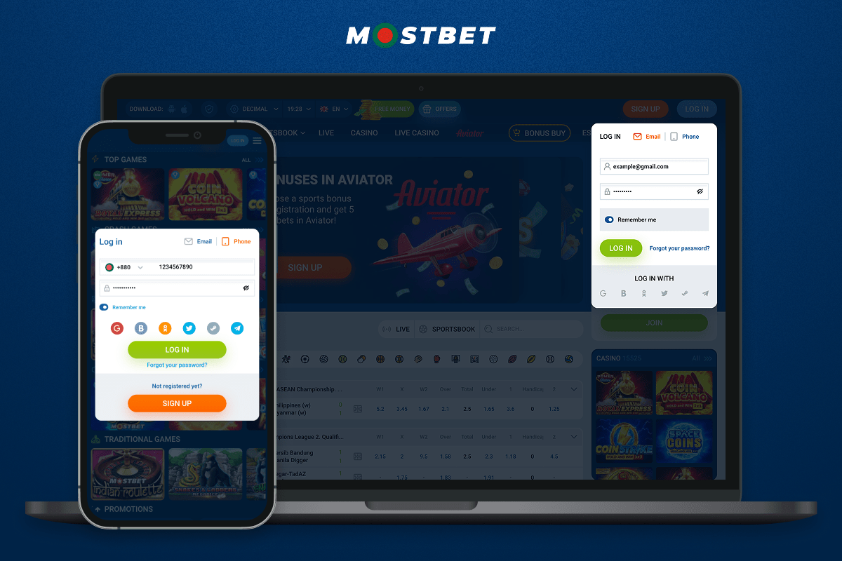 mostbet login
